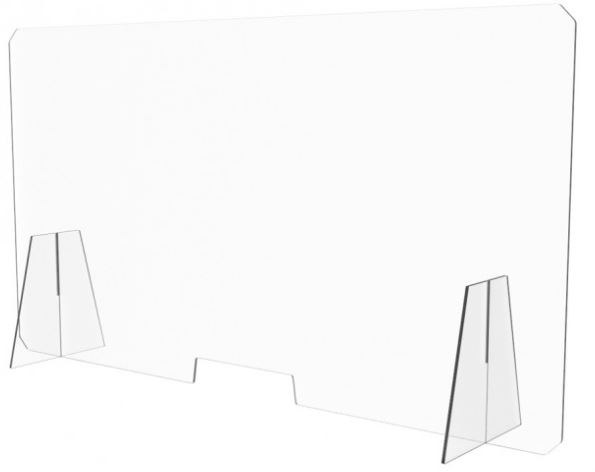 Plexiglass protection Barrier Covid-19 rental in Milan Italy